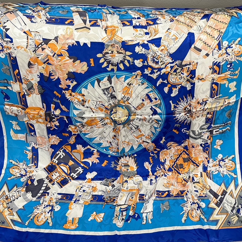 100% Silk Scarf square
